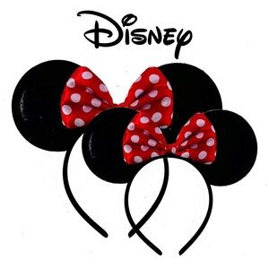 Mommy & Me Minnie Mouse sparkled ear headbands